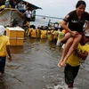 Cứu người sau một vụ chìm phà ở Philippines. Ảnh minh họa. (Nguồn: EPA)