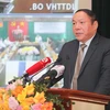 Bộ trưởng Bộ Văn hóa, Thể thao và Du lịch Nguyễn Văn Hùng. (Ảnh: Thanh Tùng/TTXVN)
