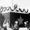 Ngày 2/9/1945, tại Quảng trường Ba Đình, Chủ tịch Hồ Chí Minh đọc Tuyên ngôn Độc lập, khai sinh nước Việt Nam Dân chủ Cộng hòa. (Ảnh: Tư liệu TTXVN)
