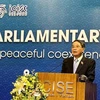 Phó Chủ tịch Quốc Hội Việt Nam Nguyễn Đức Hải phát biểu tại Hội thảo. (Ảnh: Lê Phước Ngọc/TTXVN)