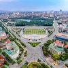 Thành phố Vinh, tỉnh Nghệ An, nhìn từ trên cao. (Ảnh Trung Nguyên/Báo Tin tức)