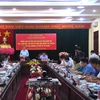Phó Chủ tịch Thường trực Quốc hội Trần Thanh Mẫn phát biểu tại buổi làm việc với Ban Thường vụ Tỉnh ủy Hà Giang. (Ảnh: Minh Tâm/TTXVN)