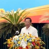 Chủ tịch UBND Thành phố Hồ Chí Minh Phan Văn Mãi phát biểu kết luận Hội nghị. Ảnh: Tiến Lực – TTXVN