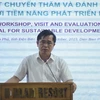 Ông Trần Văn Thượng, Phó Giám đốc Phụ trách Sở Nông nghiệp và Phát triển Nông thôn tỉnh Điện Biên, phát biểu tại Hội nghị. (Ảnh: Xuân Tư/TTXVN)