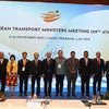 Hội nghị Bộ trưởng Giao thông Vận tải ASEAN (ATM) lần thứ 29 được tổ chức mới đây tại tại Luang Prabang của Lào. (Nguồn: asean.org)