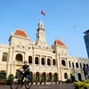 Trụ sở Hội đồng Nhân dân, Ủy ban Nhân dân Thành phố Hồ Chí Minh. (Ảnh: Hồng Đạt/TTXVN)