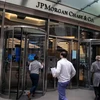 Trụ sở Ngân hàng JPMorgan Chase tại New York, Mỹ. (Ảnh: THX/TTXVN)