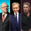 Jeff Bezos, Warren Buffett, Bernard Arnault, Larry Ellison và Elon Musk đã trở nên giàu có hơn rất nhiều trong những năm gần đây. (Nguồn: Getty Images