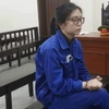 Bị cáo Phương tại phiên tòa ngày 18/1. (Nguồn: báo Công an Nhân dân)