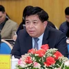 Bộ trưởng Nguyễn Chí Dũng phát biểu tại hội nghị. (Nguồn: Bộ Kế hoạch và Đầu tư)