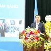 Giáo sư-Tiến Sỹ Trần Văn Thuấn, Thứ trưởng Bộ Y tế phát biểu tại hội thảo. (Ảnh: Minh Thu/TTXVN)
