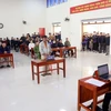 Bị cáo Nguyễn Văn Giang tại phiên tòa. (Ảnh: TTXVN phát)