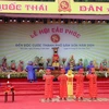 Lễ hội cầu phúc đền Độc Cước. (Ảnh: Nguyễn Nam/TTXVN)