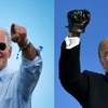 Đương kim Tổng thống Mỹ Joe Biden (trái) và cựu Tổng thống Donald Trump. (Ảnh: AFP/TTXVN)