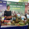Các đội trình bày món ăn được chế biến từ sâm dây tại Hội thi ẩm thực quốc tế tổ chức ở làng Tu Thó, xã Tê Xăng, huyện Tu Mơ Rông, tỉnh Kon Tum. (Ảnh: Khoa Chương/TTXVN)