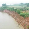Hà Nội: Biến đổi dòng chảy gây sạt lở bãi bồi trên sông Hồng