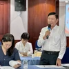 Ông Nguyễn Tăng Minh, Phó Giám đốc Sở Lao động, Thương binh và Xã hội Thành phố Hồ Chí Minh phát biểu tại hội thảo. (Ảnh: Thanh Vũ/TTXVN)