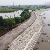 Một đoạn kè đê tả sông Lạch Tray thuộc xã Quốc Tuấn, quận An Dương, thành phố Hải Phòng, được đầu tư nâng cấp, góp phần nâng cao năng lực trong phòng chống thiên tai. (Ảnh: Vũ Sinh/TTXVN)
