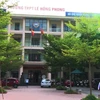 Trường Trung học Phổ thông Lê Hồng Phong, thành phố Hà Giang, tỉnh Hà Giang. (Ảnh: TTXVN phát)