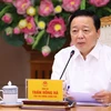Phó Thủ tướng Trần Hồng Hà phát biểu chỉ đạo. (Ảnh: Văn Điệp/TTXVN)