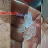 Một số hình ảnh người dân cung cấp về mưa đá và đăng tải trên mạng xã hội. (Nguồn: Báo Bình Phước)
