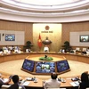 Phó Thủ tướng Trần Lưu Quang chủ trì họp Ban Chỉ đạo quốc gia về IUU. (Ảnh: Lâm Khánh/TTXVN)