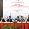 Hội nghị kết nối giao thương doanh nghiệp thủy sản Việt Nam-Singapore. (Ảnh: Xuân Anh/TTXVN)