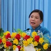 Bà Hồ Thị Cẩm Đào, Phó Bí thư Thường trực Tỉnh ủy Sóc Trăng. (Ảnh: Tuấn Phi/TTXVN)