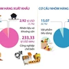 Tám tháng năm 2024: Kim ngạch xuất, nhập khẩu tăng 16,7%