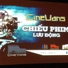 Ra mắt dự án “Chiếu phim lưu động-Cinevans” dành cho các bạn trẻ. (Ảnh: Quỳnh Trang/Vietnam+)