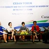 Các đại biểu cùng đánh giá lại 10 năm thực hiện công ước CEDAW. (Ảnh: UN Women)
