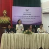 Họp báo Đại hội đại biểu Hội Nữ trí thức Việt Nam lần thứ hai. (Ảnh: PV/Vietnam+)