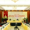 Thủ tướng Nguyễn Xuân Phúc phát biểu chỉ đạo tạo hội nghị. (Ảnh: Thống Nhất/TTXVN)