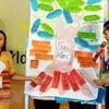 Diễn đàn Trẻ em Quốc gia nói về phòng chống tình trạng tảo hôn. (Ảnh: Nguyễn Thủy/TTXVN)