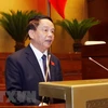 Chủ nhiệm Ủy ban Quốc phòng và An ninh của Quốc hội Võ Trọng Việt. (Ảnh: Lâm Khánh/TTXVN)