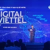 Lễ ra mắt Tổng Công ty Dịch vụ số Viettel. (Ảnh: PV/Vietnam+)