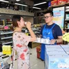 Sản phẩm sữa của Việt Nam lần đầu tiên được bày bán tại Trung Quốc. (Nguồn: TH Milk)