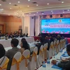 Các chủ tịch công đoàn chia sẻ kinh nghiệp phát triển công tác Đảng tại doanh nghiệp ngoài Nhà nước. (Ảnh: PV/Vietnam+)