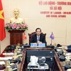 Các Bộ trưởng, trưởng đoàn các nước thành viên ASEAN và trưởng đoàn ba nước đối tác Trung Quốc, Hàn Quốc, Nhật Bản tham gia ALMM+3. (Ảnh: Anh Tuấn/TTXVN)