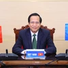 Bộ trưởng Đào Ngọc Dung tham gia phát biểu tại khóa họp lần thứ 65 của Ủy ban Địa vị Phụ nữ Liên hợp quốc. (Ảnh: PV/Vietnam+) 