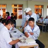 Lao động Việt Nam kiểm tra sức khỏe trước khi sang Hàn Quốc làm việc (Ảnh minh hoạ: PV/Vietnam+)