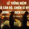 Thắp nến tại Lễ Tưởng niệm đồng bào và cán bộ, chiến sĩ hy sinh, tử vong trong đại dịch COVID-19. (Ảnh: TTXVN)