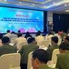 Hội nghị đánh giá tình hình Ban Chỉ đạo Nhân quyền các địa phương khu vực miền Trung và miền Nam. (Ảnh: PV/Vietnam+)