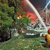 Vụ cháy nổ tại Công ty HHCP khoa kỹ quốc tế Minh Dương (Nguồn: Cục Cứu hỏa và Dịch vụ Khẩn cấp Quận Bình Đông )