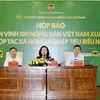 Họp báo thông tin về Chương trình Tự hào Nông dân Việt Nam 2023. (Ảnh: PV/Vietnam+)