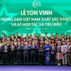 Lễ tôn vinh 100 nông dân Việt Nam xuất sắc năm 2023. (Ảnh: Tuấn Đức/TTXVN)