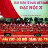 Đại hội đại biểu toàn quốc Mặt trận Tổ quốc Việt Nam lần thứ X, nhiệm kỳ 2024-2029.