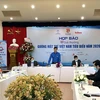 Ông Bùi Quang Huy, Bí thư thường trực Trung ương Đoàn phát biểu tại cuộc họp báo. (Ảnh: Minh Hiếu/Vietnam+)