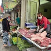 Giá thực phẩm tại các chợ truyền thống và siêu thị trên địa bàn Thủ đô ít có biến động. (Ảnh: PV/Vietnam+)