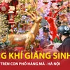 Không khí Giáng sinh 'gõ cửa' sớm trên tuyến phố Hàng Mã 